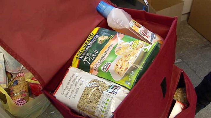 Telediario 1 - Coordinación de ayudas alimentarias