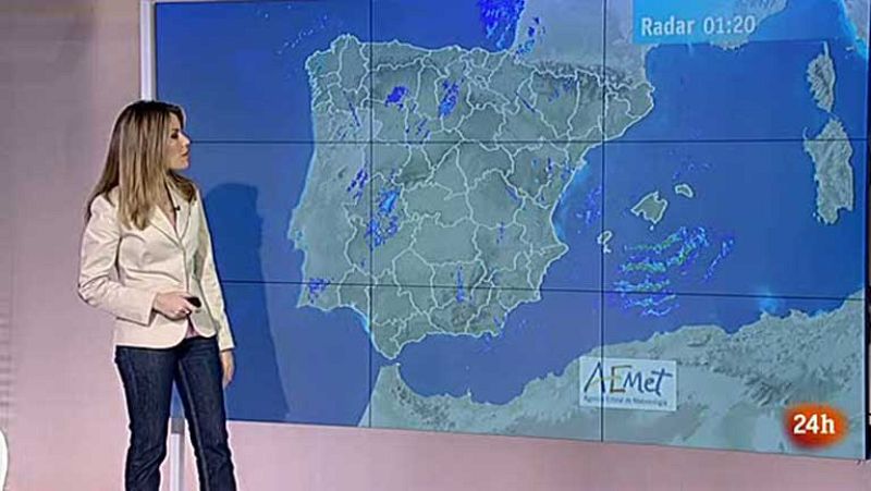 Tiempo inestable en el puente con lluvias y mucha nubosidad