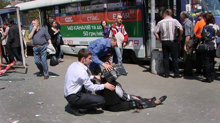 Informativo 24h - Al menos 25 heridos en una cadena de explosiones en Ucrania