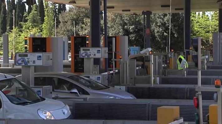 Telediario 1 - Pago de peajes en Cataluña