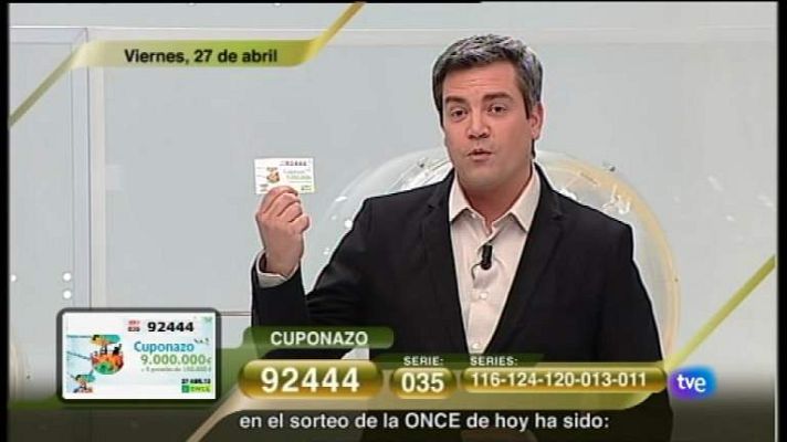 Sorteos ONCE - Sorteo ONCE - 27/04/12