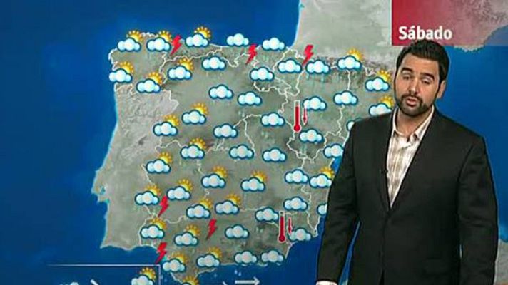 El tiempo - Lluvias en el noreste peninsular