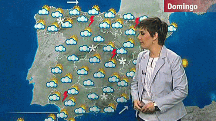 El tiempo - Lluvias fuertes en el Estrecho