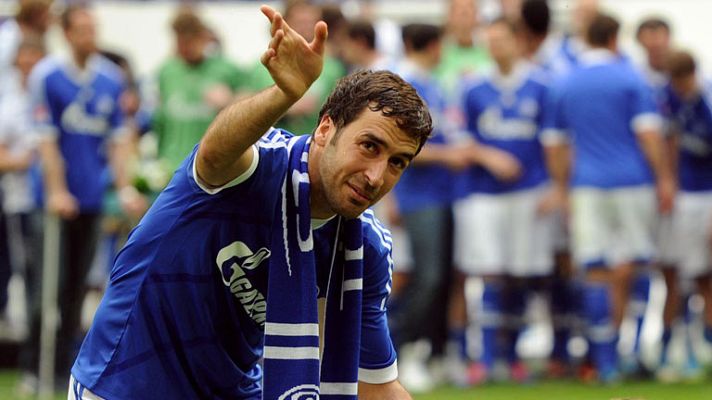 Telediario 1 - Despedida de Raúl del Schalke