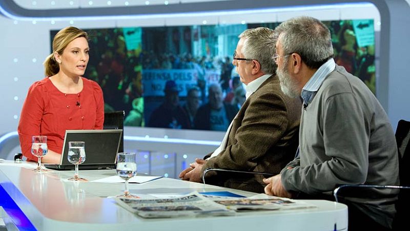 Los sindicatos piden a Rajoy que dialogue con los actores sociales y mire menos hacia Europa