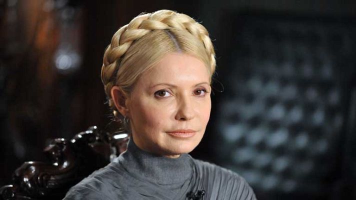 Telediario 1 - Timoshenko en huelga de hambre