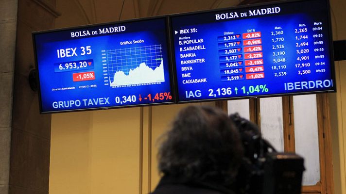 La tarde en 24h - El Ibex-35 pierde un 12% en abril