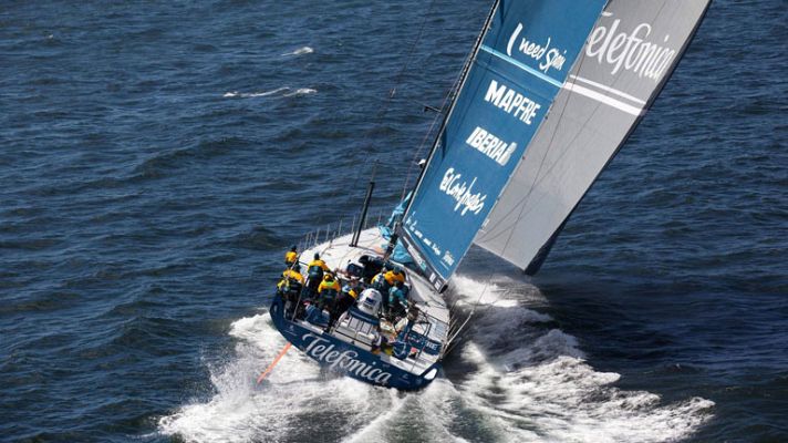 Telediario 1 - El Telefónica sigue líder en la Volvo Ocean Race