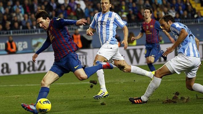 Telediario 1 - El Barça a aumentar sus récords ante el Málaga