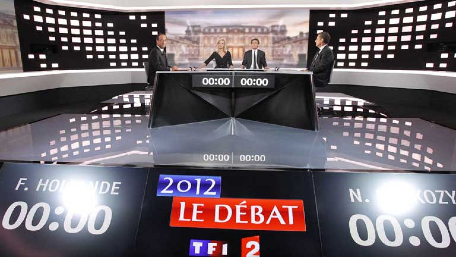 Tenso debate electoral Sarkozy-Hollande , sin claro ganador