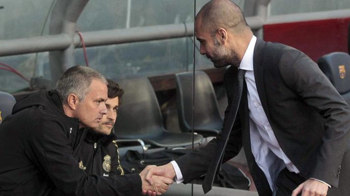 Telediario 1 - Guardiola felicita al Madrid con matices