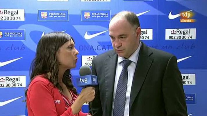 Baloncesto en RTVE - Laso: "Contra un gran equipo necesitas 40 minutos buenos"