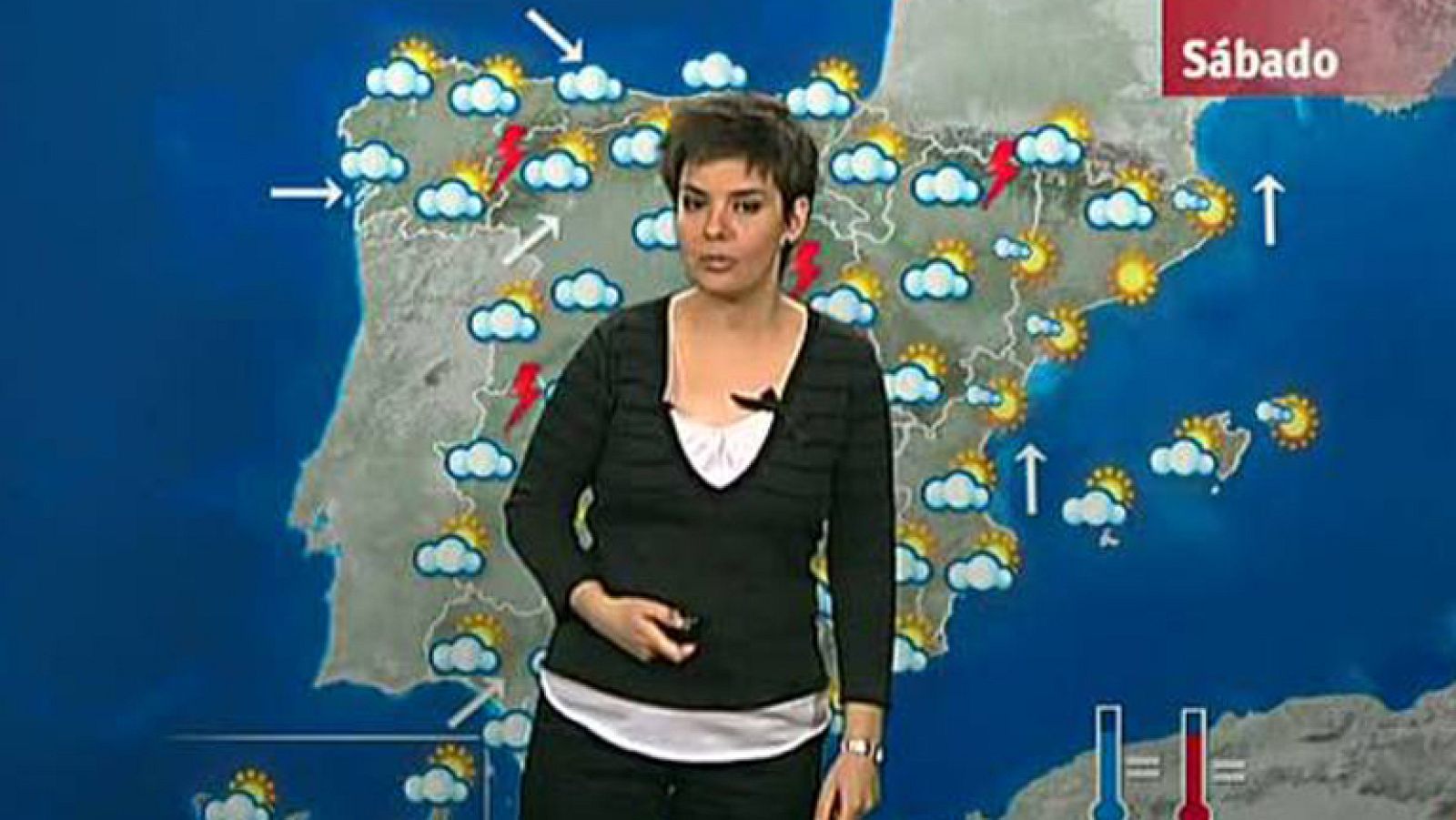 Chubascos fuertes en Andalucía y nuboso en casi toda la península