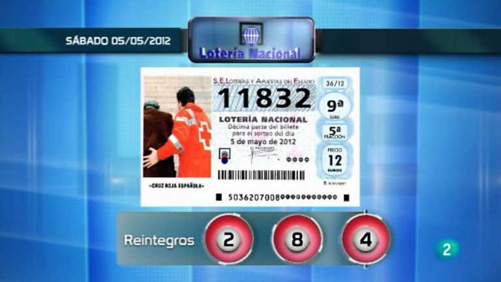 Lotería diaria - 05/05/12 - Ver ahora