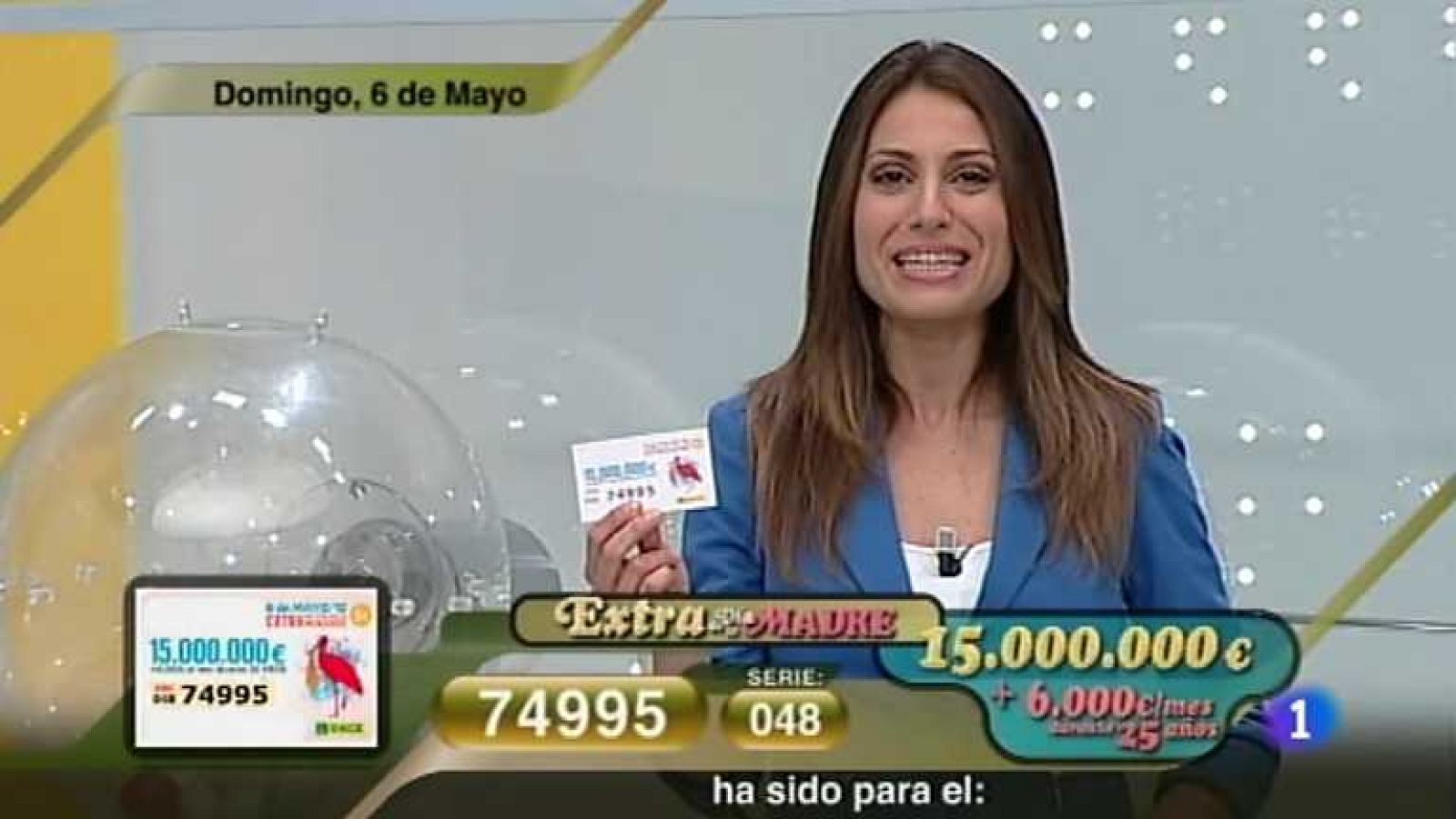 Sorteo ONCE - 06/05/12 - Ver ahora