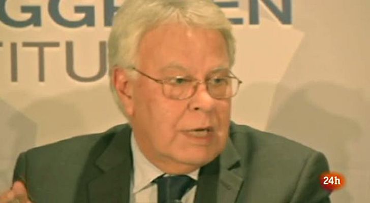 Informativo 24h - Felipe González: "Hollande podría ser el que le diga no a Merkel"