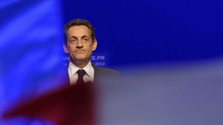 Telediario 1 - Sarkozy derrotado