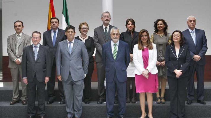 Telediario 1 - Empieza el nuevo gobierno de Griñán