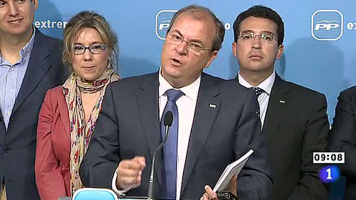 Telediario 1 - Monago reta a Trias