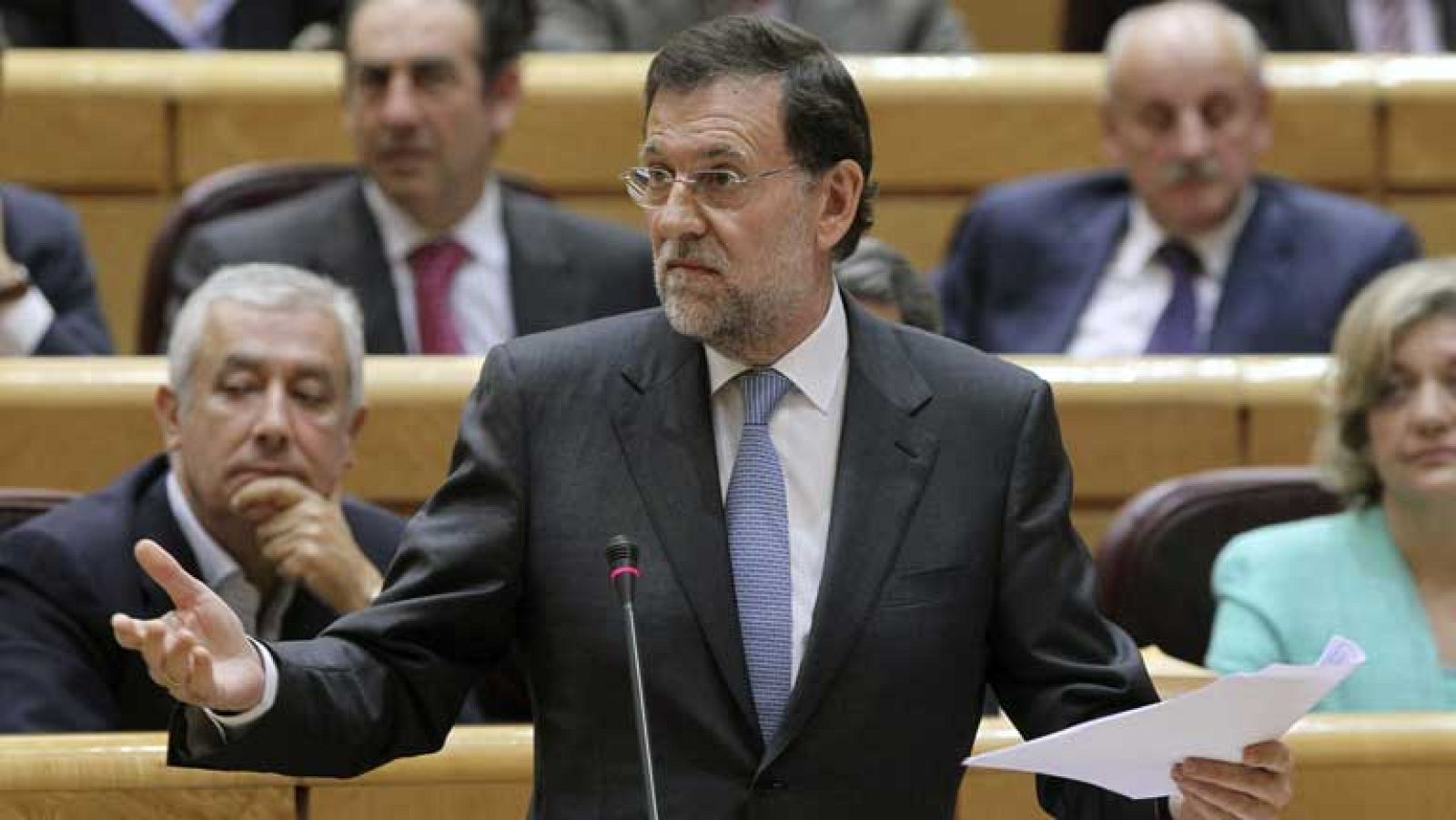Rajoy comparece en la sesión de control del Gobierno en el Senado