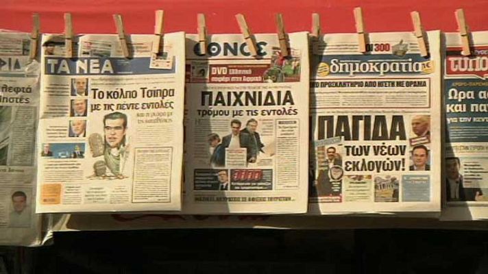 Telediario 1 - Ultimátum a Grecia