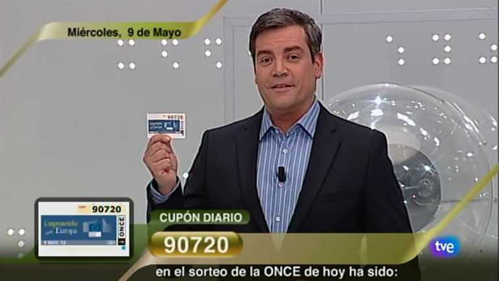 Sorteo ONCE - 09/05/12 - Ver ahora