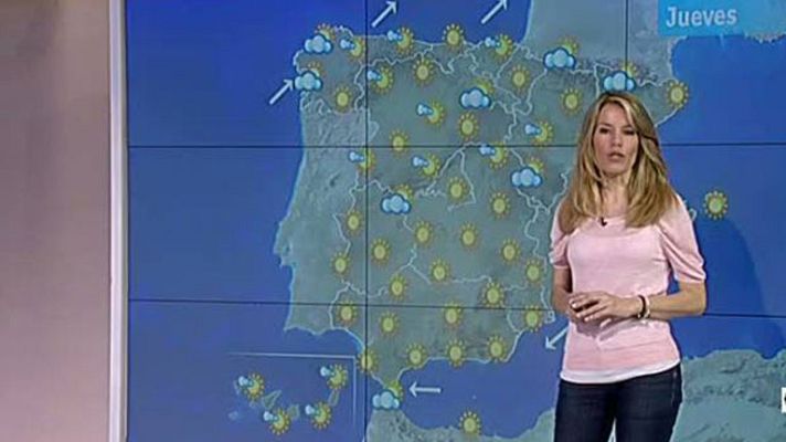 El tiempo - Cielos estables en una jornada de máximas veraniegas