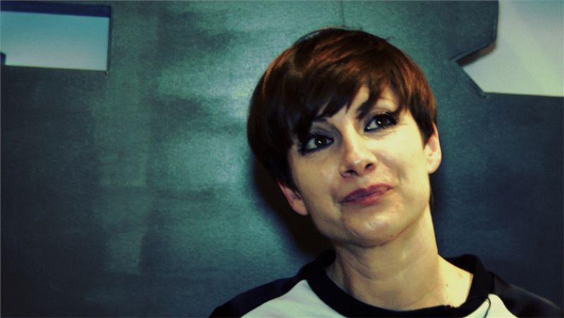 Najwa Nimri visita 'Siglo 21'