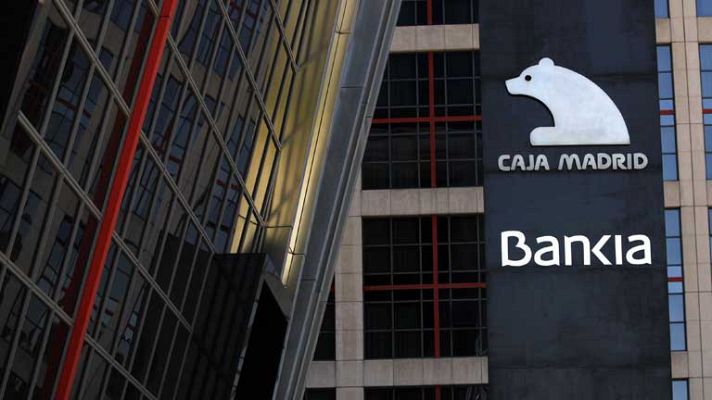 Telediario 1 - Reestructuración de Bankia