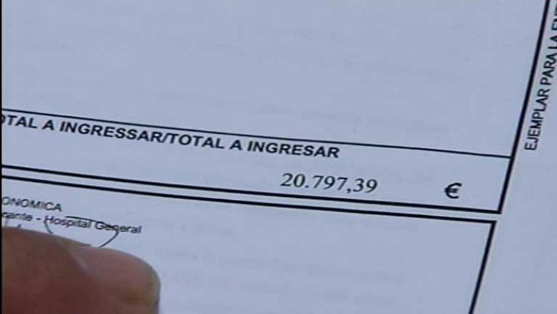 Reclaman 21.000 euros a un paciente