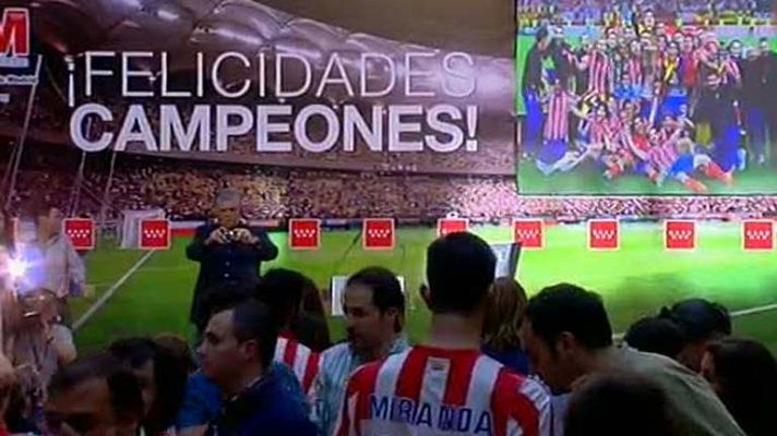 - El Atlético ve el resumen de la final en la Comunidad