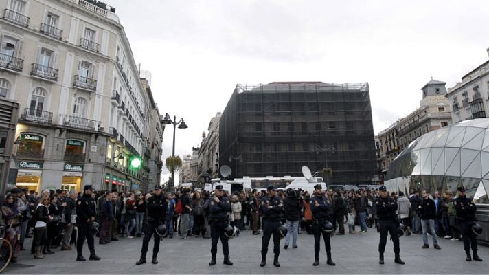 Telediario 1 - Sol tendrá limitado definitivamente el horario de concentración de cara al 12M