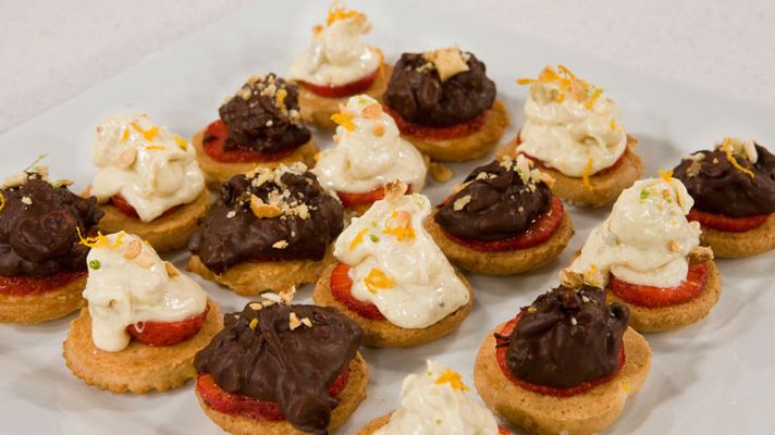 RTVE Cocina - Rocas de avellanas con fresas