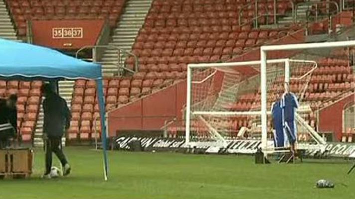 Telediario 1 - Un ojo de halcón para el fútbol