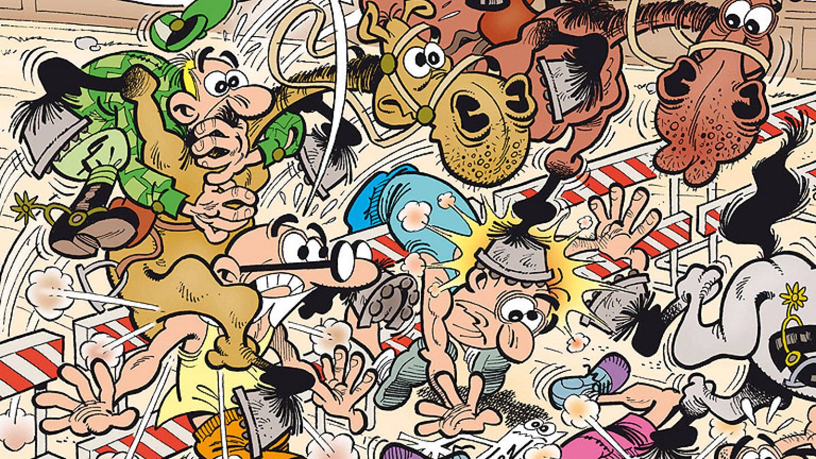 Los agentes secretos mas famosos del cómic español se van a Londres. Desde Montreal 76, Mortadelo y Filemón han estado en todos los Juegos Olimpicos.