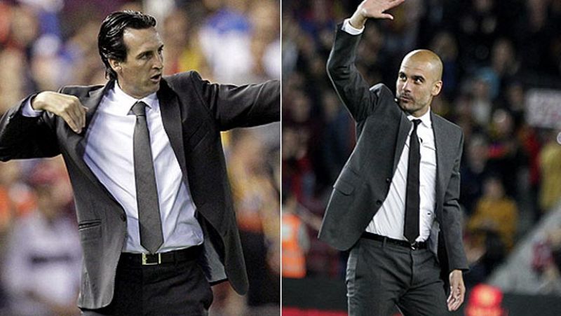 El adiós de Guardiola y de Emery