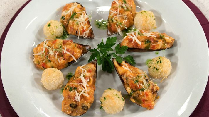 RTVE Cocina - Mejillones rellenos de calamares