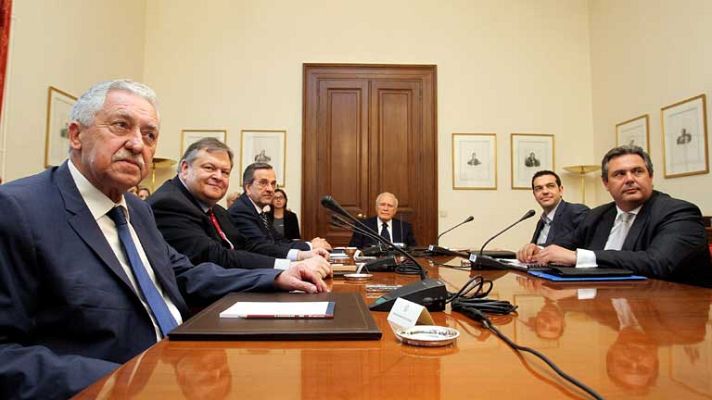 Telediario 1 - Nuevas votaciones en Grecia