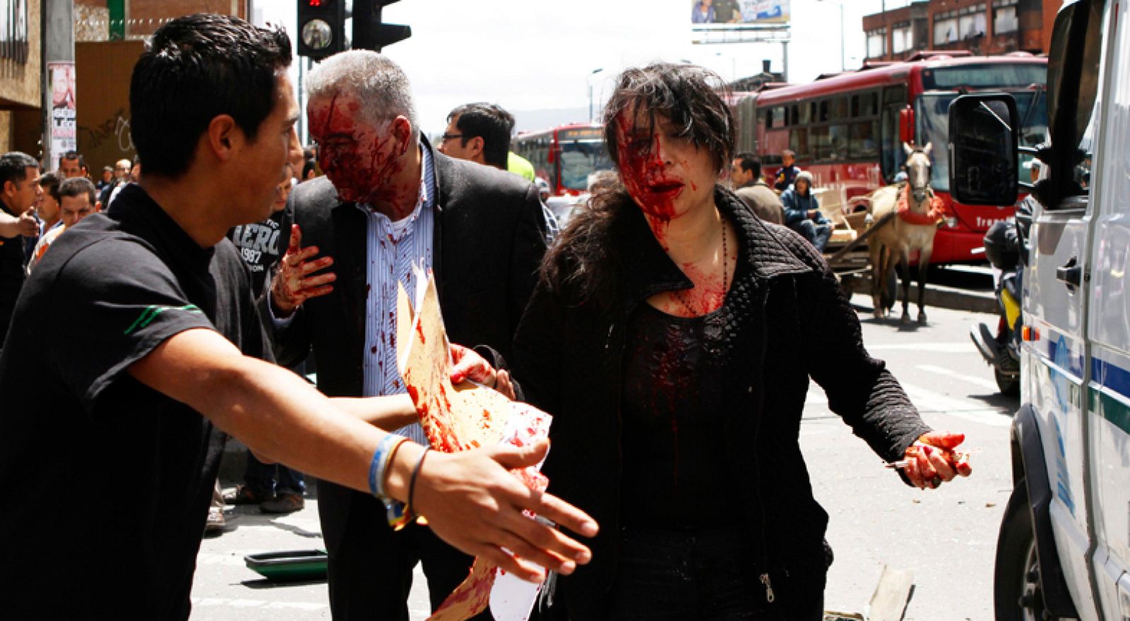 ATENTADO COLOMBIA CONTRA EXMINISTRO DEL INTERIOR DEL GOBIERNO DE ÁLVARO URIBE