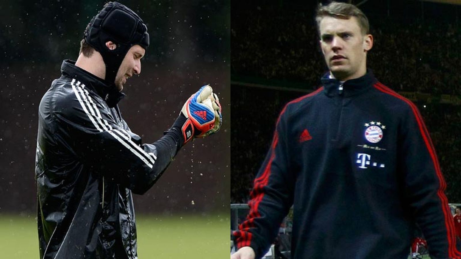 El meta del Chelsea, Peter Cech, y el del Bayern, Manuel Neuer, serán los últimos obstáculos para los delanteros rivales en la próxima final de la Champions League.