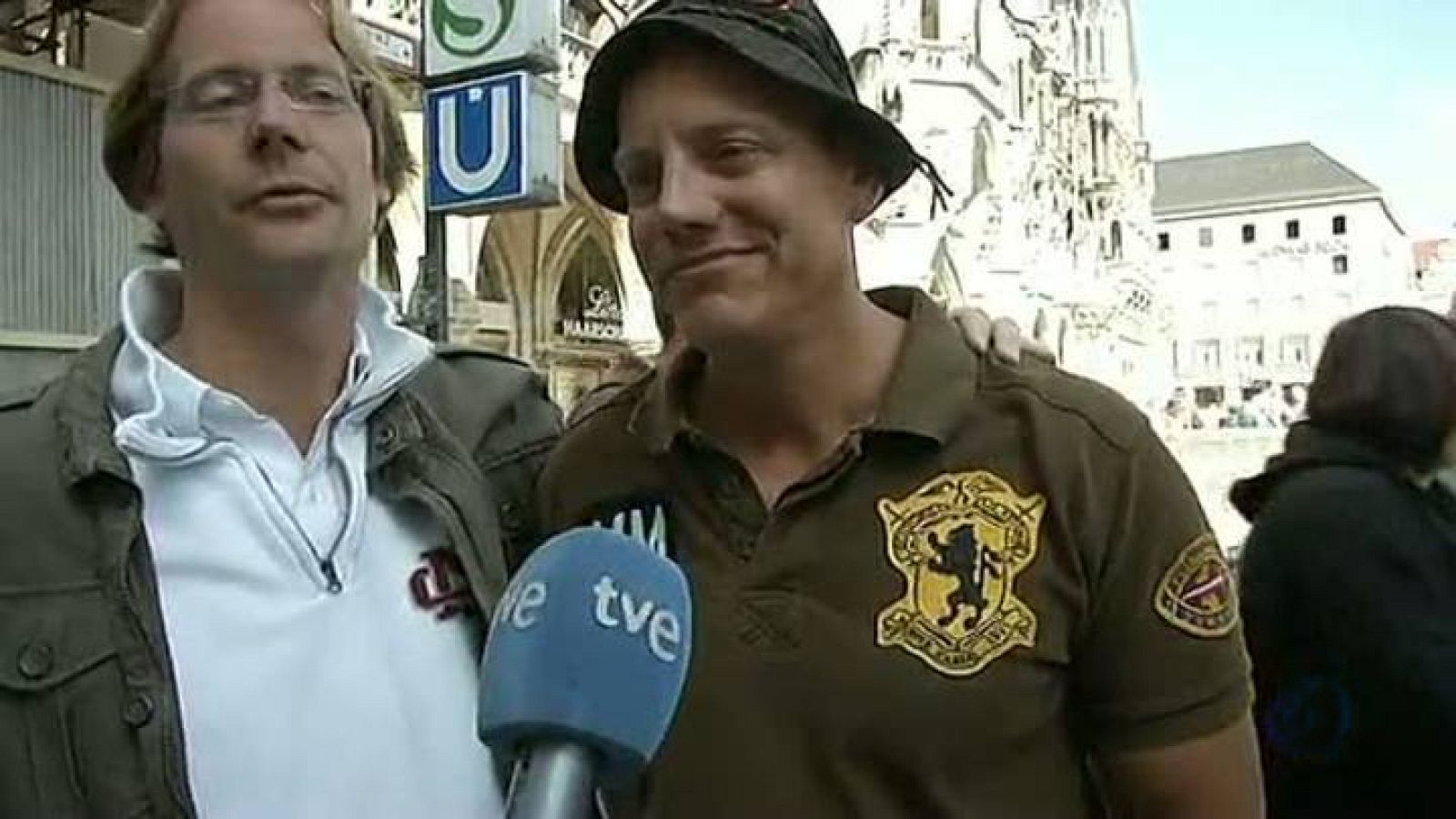 La ciudad de Múnich está con ambiente de fiesta por la final de la Champions y porque uno de los equipos es el Bayern, algo que ha ilusionado a los aficionados alemanes presentes en la capital bávara.