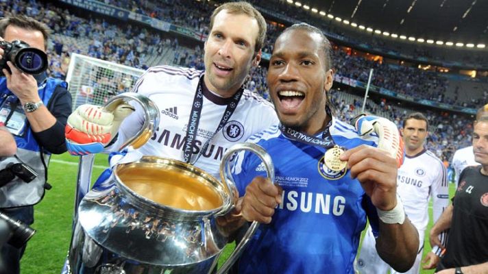 Telediario 1 - Drogba y Cech, héroes de la Champions del Chelsea