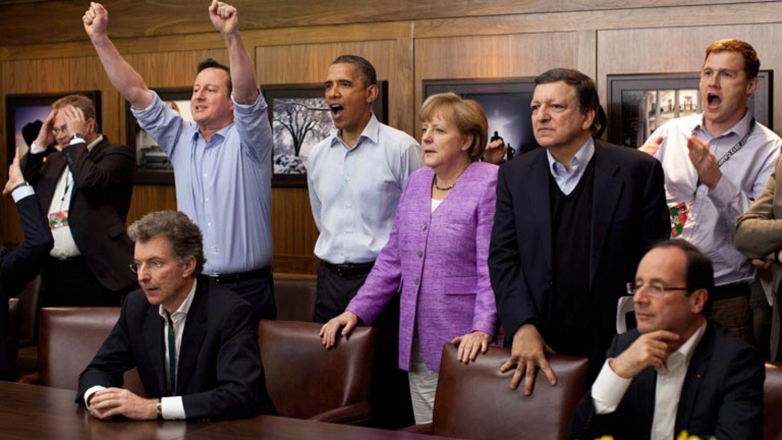 El G-8 vibró con la final de la Champions