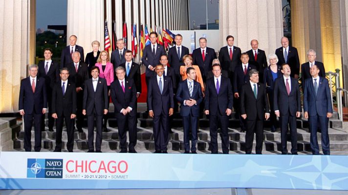 Telediario 1 - Afganistán centra la agenda de la OTAN en la cumbre de Chicago