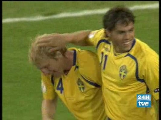 Eurocopa - Suecia vence 2-0 a Grecia