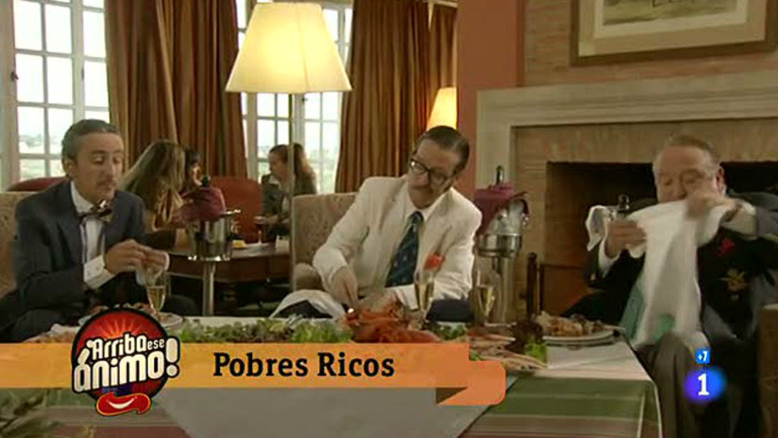 'Arriba ese ánimo': Pobres ricos