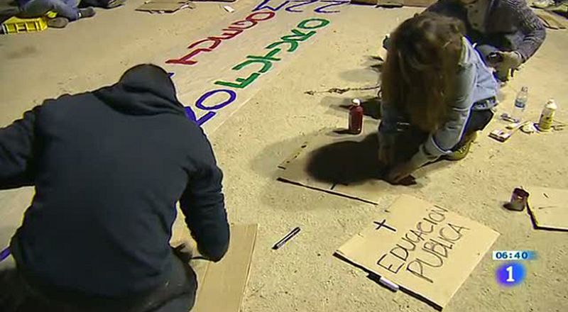 Primera huelga general unitaria en la enseñanza pública contra los recortes