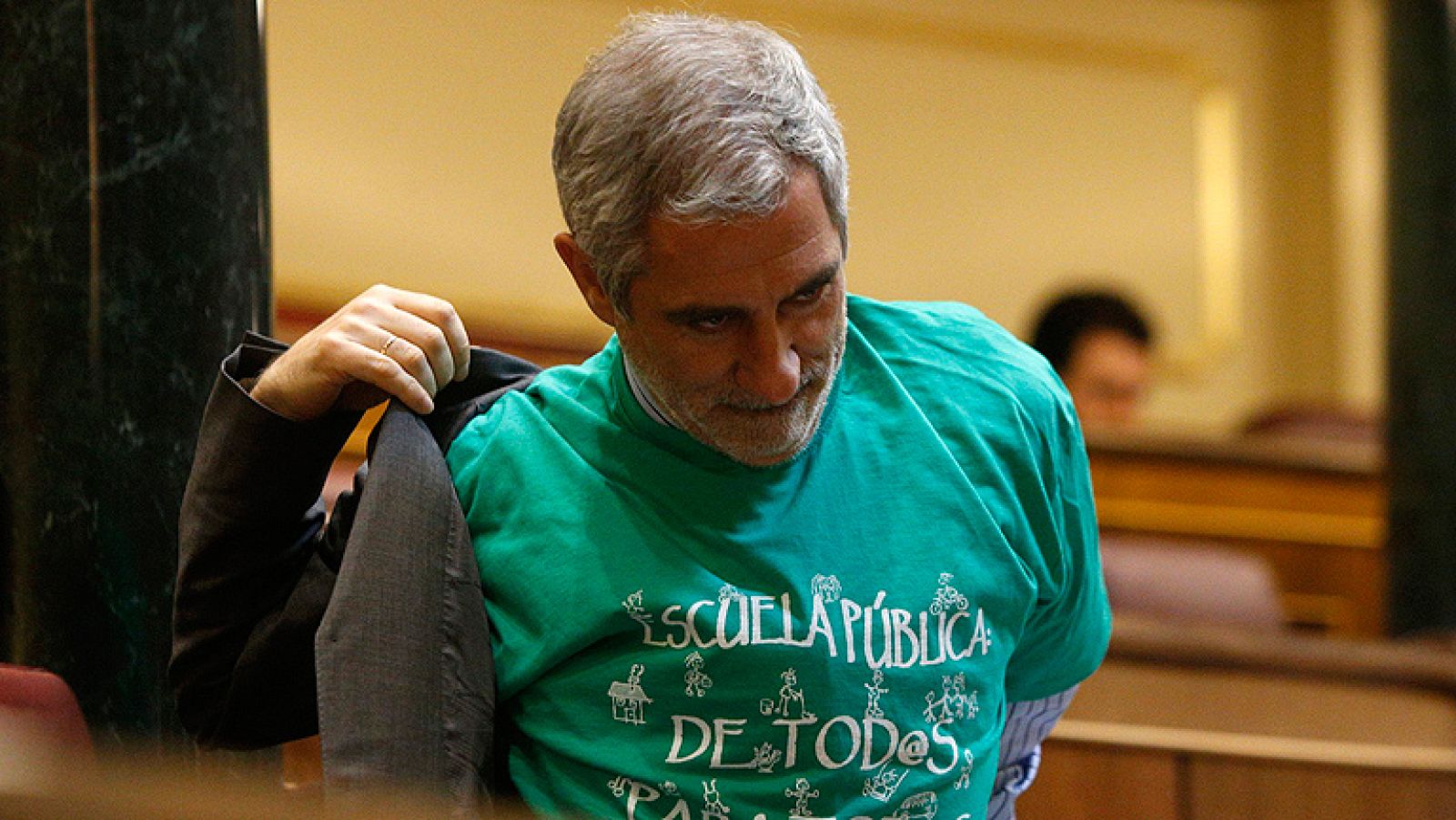 Camisetas verdes educación pública congreso