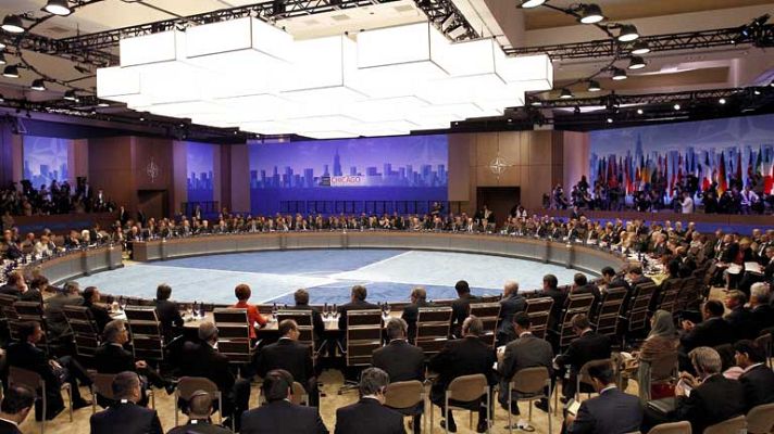 Telediario 1 - Clausura de la cumbre de la OTAN