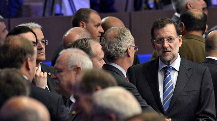 Telediario 1 - Rajoy defenderá en París y Bruselas que el BCE priorice la estabilidad y relaje la deuda